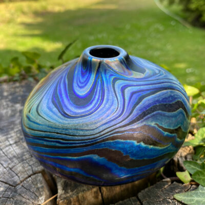 Hand Blown Glass Vase