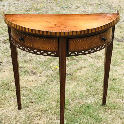 Early 20c Inlaid Side Table