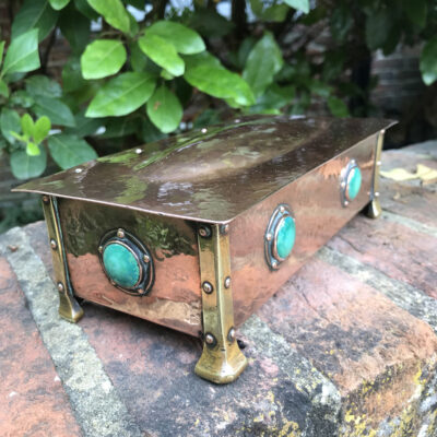 Arts & Crafts Copper & Brass Box