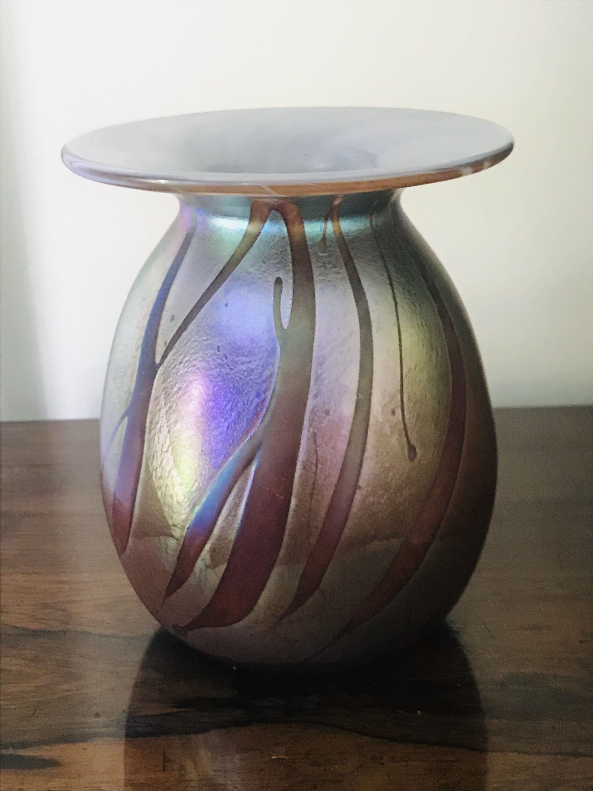 Mid 20c Studio Art Glass Vase