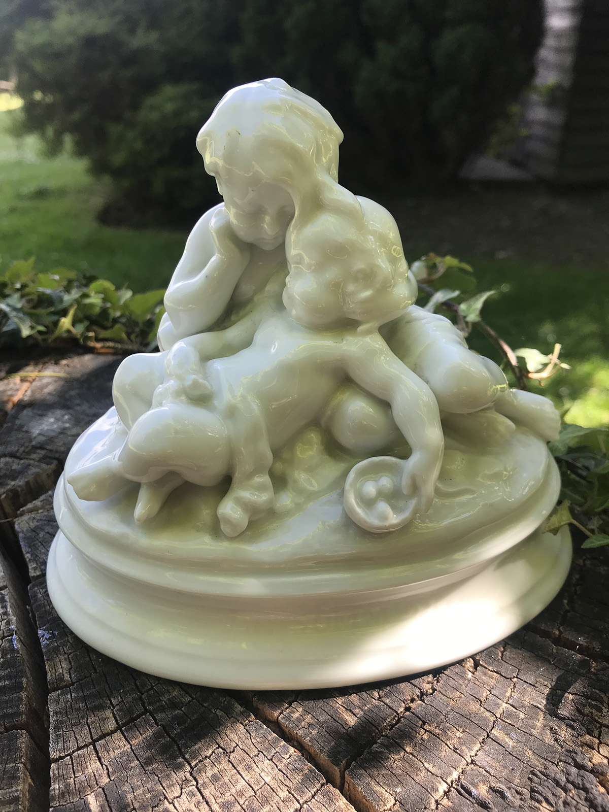 Early 19c Blanc de Chine Figurines of Babies