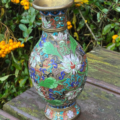 Chinese Champleve Vase