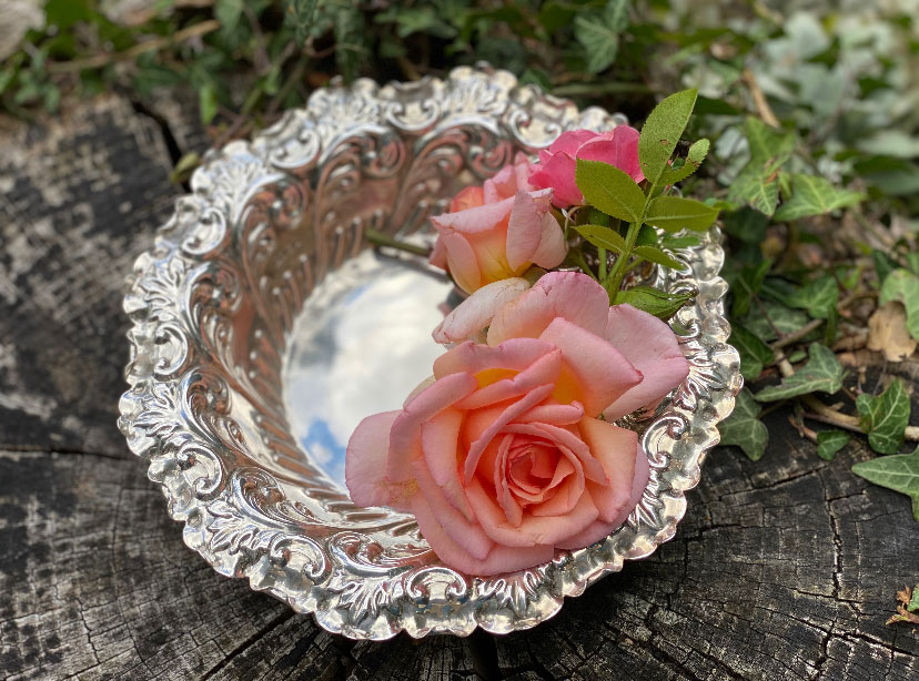 Solid Silver Victorian Repoussé bowl