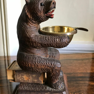 Black Forest Carved Late 20c Bear