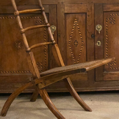 Child’s Folding Fruitwood Chair