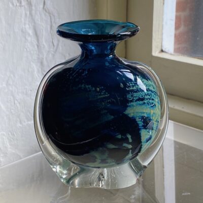 Mid 20c MDINA Hand Blown Vase