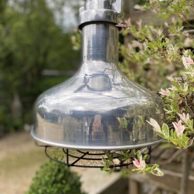 Mid 20c Chrome Pendant Light