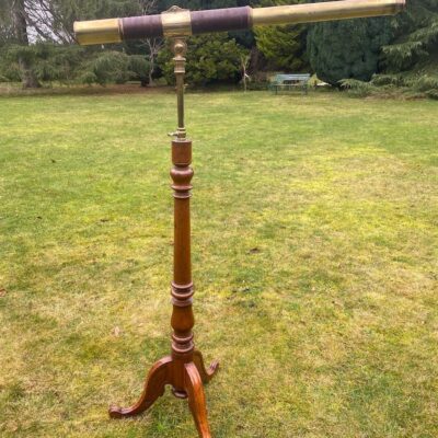 French Telescope on Tripod Stand by HARWEILER FRERES