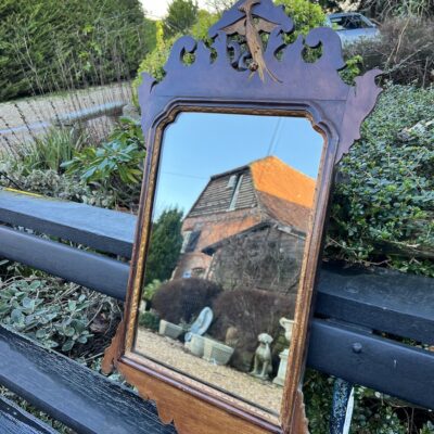 19c Mahogany Framed Mirror