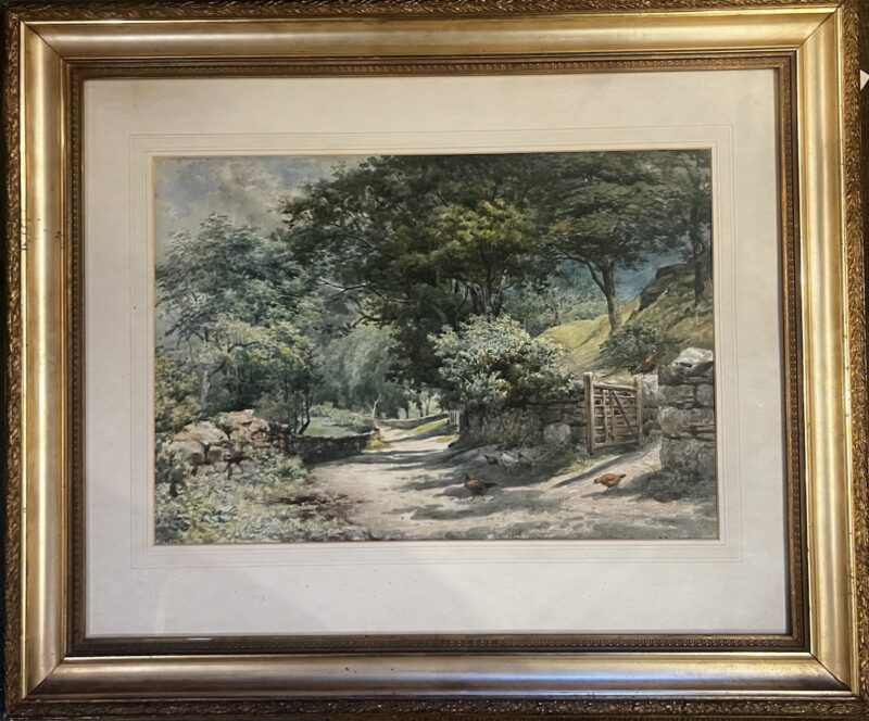 Early 20c Original Gilt Framed Watercolour