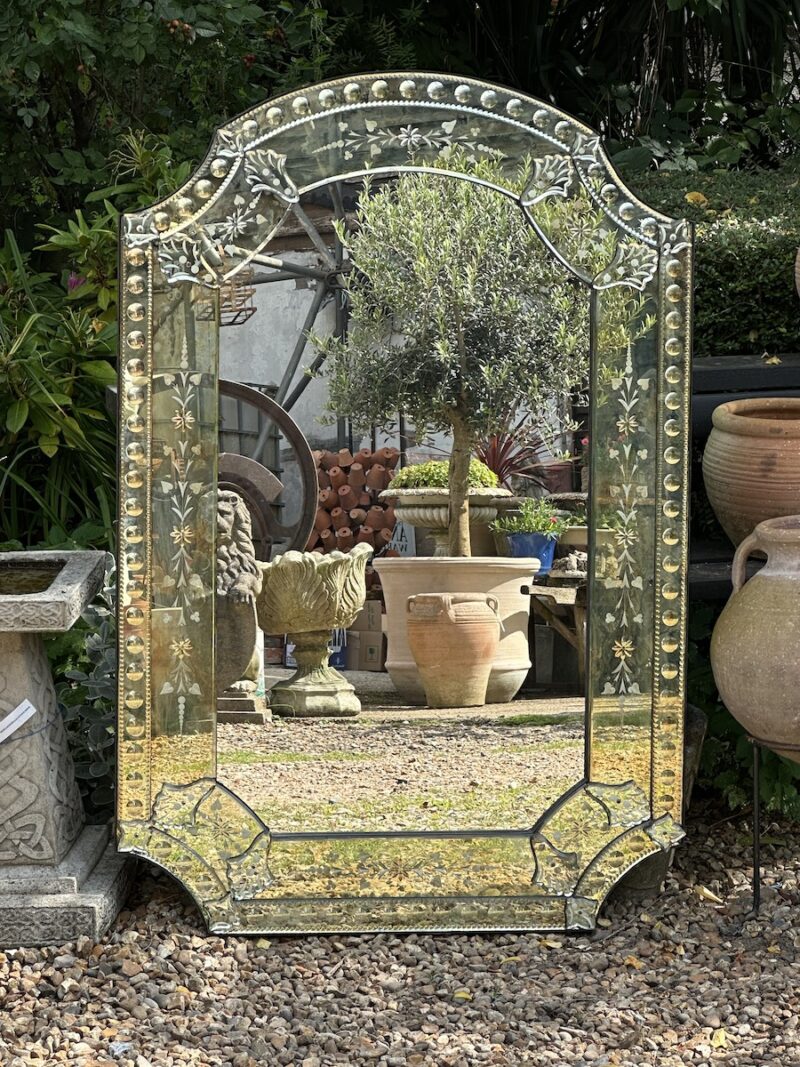 Venetian Style Arched Mirror