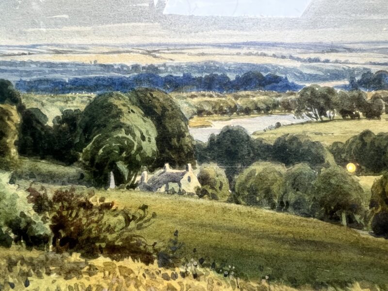 HENRY HUGHES RICHARDSON Original Signed Watercolour ‘In The Valley of The Thames’ - Image 3
