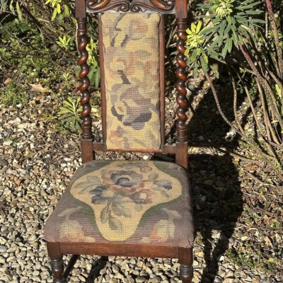 Victorian Rosewood Child’s Chair with Barley Twist Supports