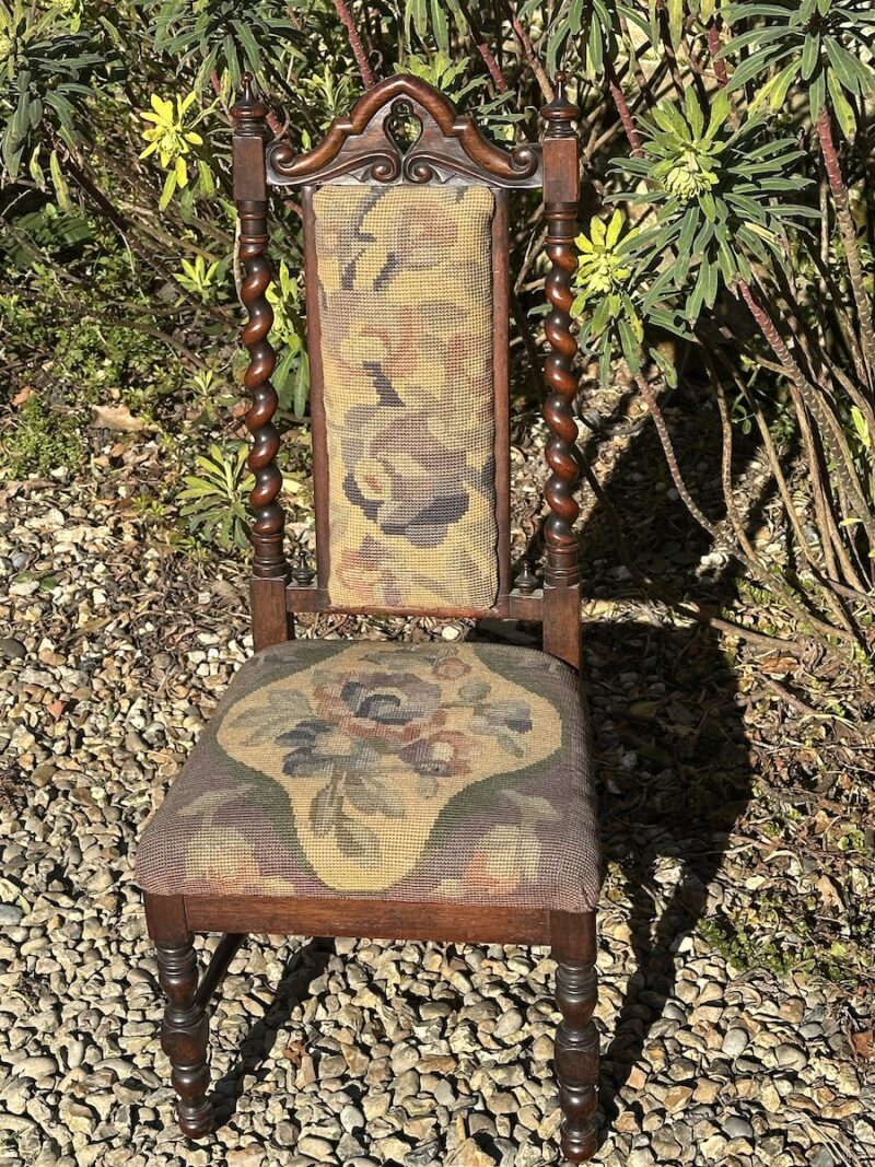 Victorian Rosewood Child’s Chair with Barley Twist Supports