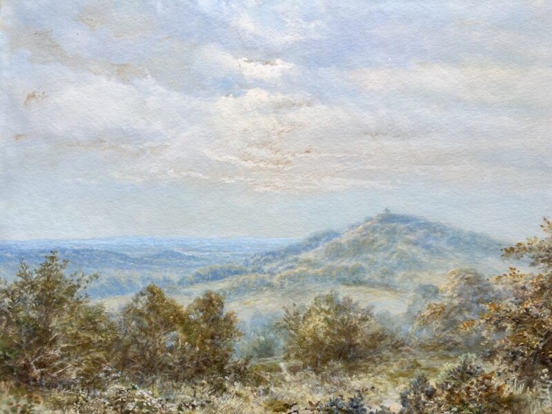 WALTER DUNCAN Original Signed Watercolour ‘Newlands Corner’ - Image 2