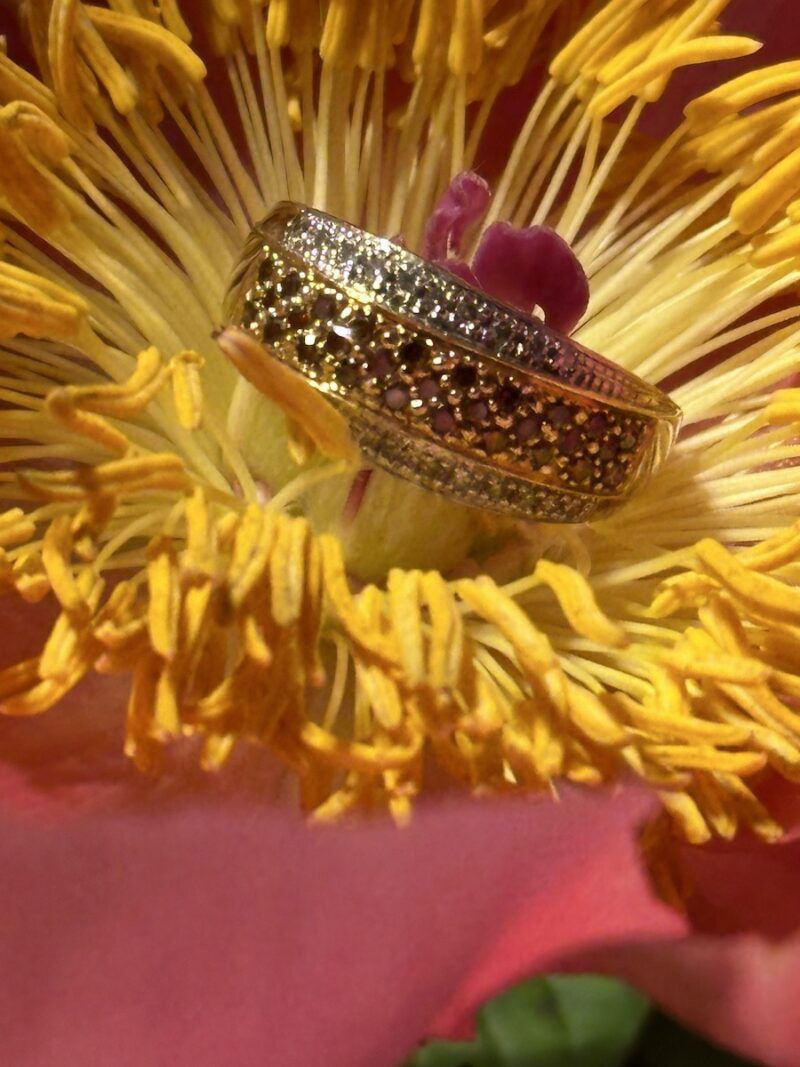 9ct Gold, Ruby & Diamond Ring