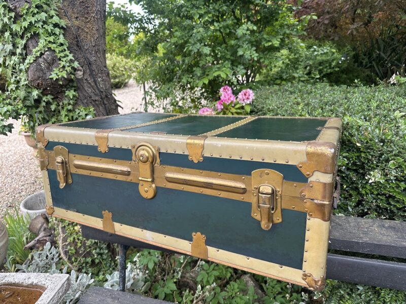 Eatonia Langmuir Dark Blue Steamer Trunk - Image 2
