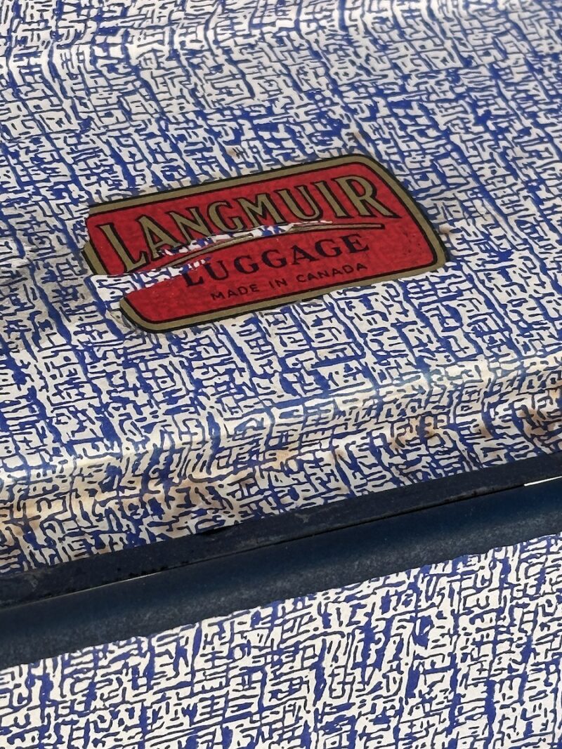 Eatonia Langmuir Dark Blue Steamer Trunk - Image 4