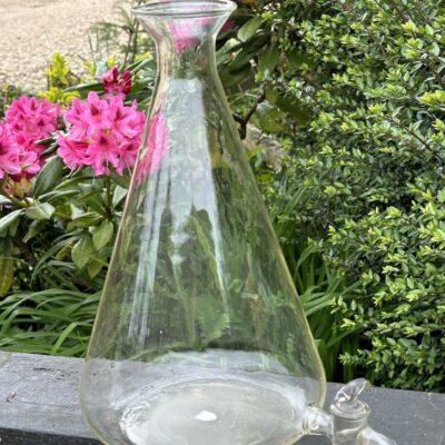 FIRMASIL Large Vintage Chemist’s Conical Flask with Tap