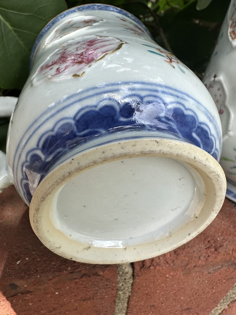 Trio of Chinese Ascending Sized Mugs Quinlong 18c - Image 4