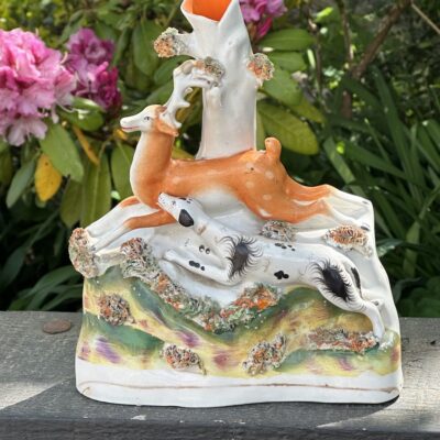 Victorian Staffordshire Spill Vase