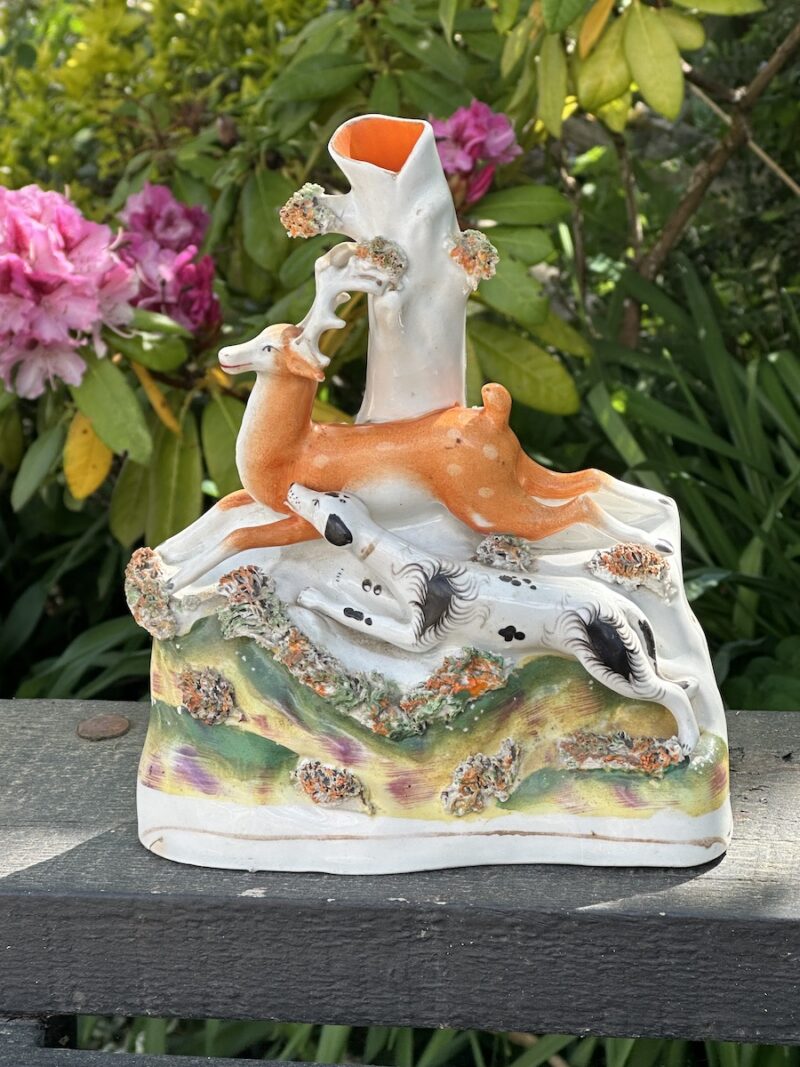 Victorian Staffordshire Spill Vase