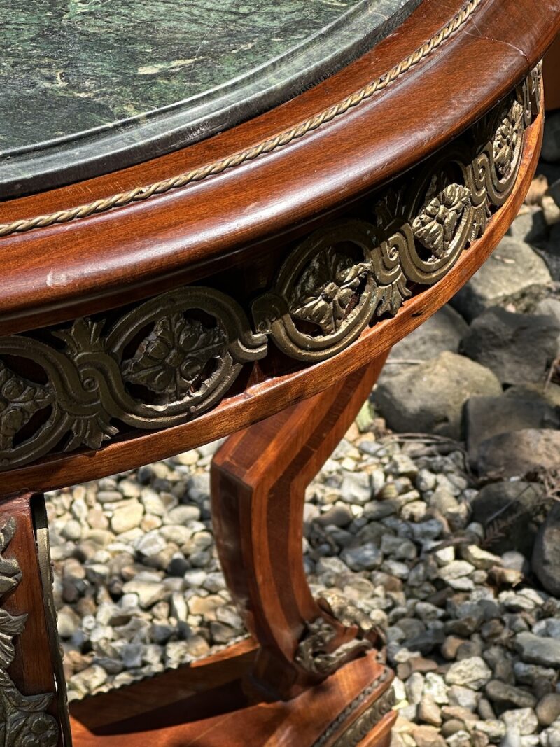 French Ormolu Mounted Circular Marble Topped Guèridon - Image 3