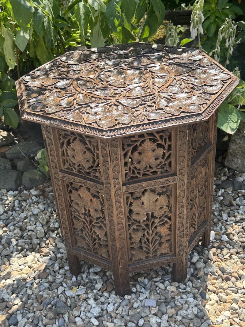 Late Victorian Anglo Indian Campaign Tea Table