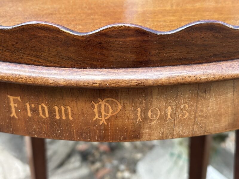 Georgian 'Royal' Oval Urn Stand / Wine Table - Image 3