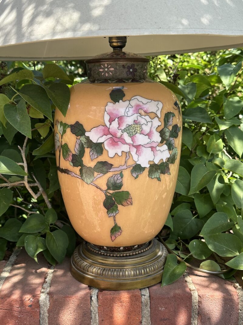 Chinese Cloisonné Lamp - Image 5