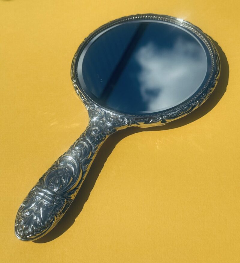 Sterling Silver Hand Mirror - Image 2