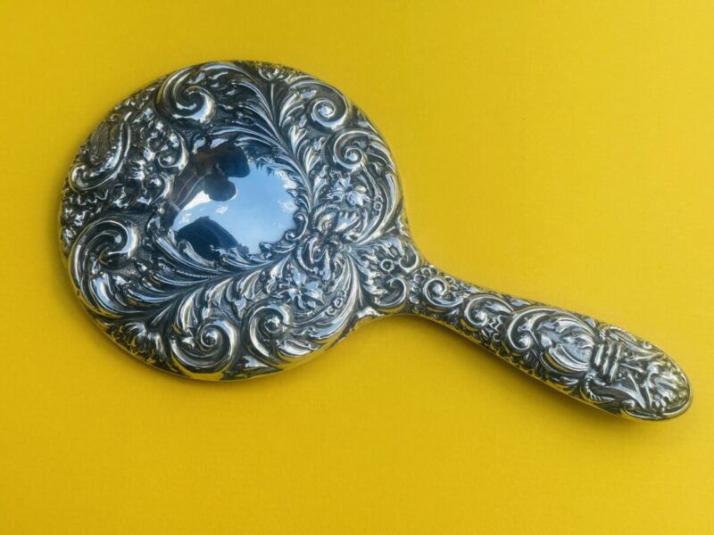 Sterling Silver Hand Mirror