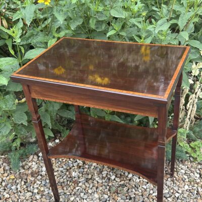 Mahogany Fold Over Card Table