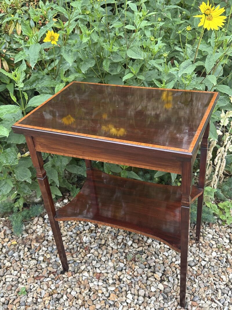 Mahogany Fold Over Card Table