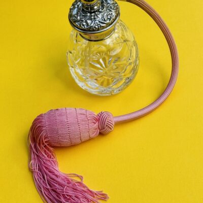 Sterling Silver Topped, Cut Crystal Perfume Atomiser