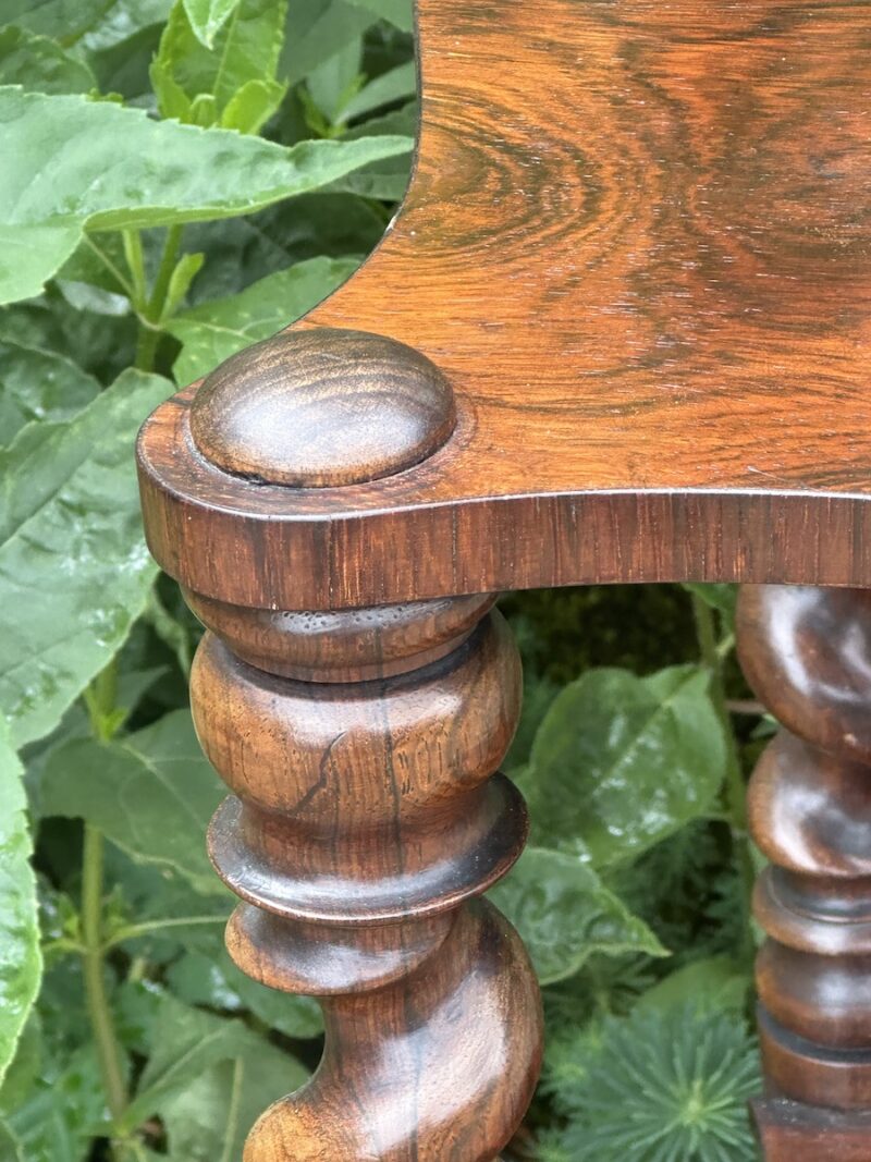 Victorian Rosewood 2 Tier Étagère - Image 3