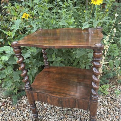 Victorian Rosewood 2 Tier Étagère
