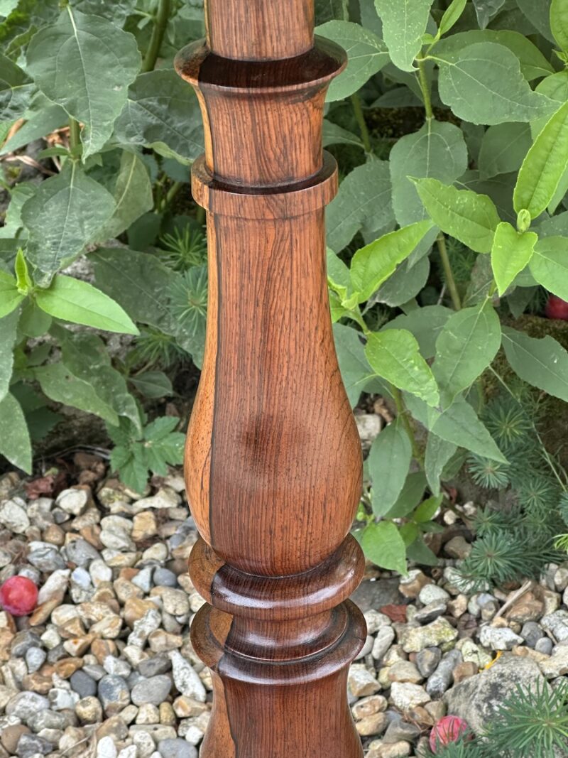 William IV Rosewood Hexagonal Top Pedestal Games Table - Image 4