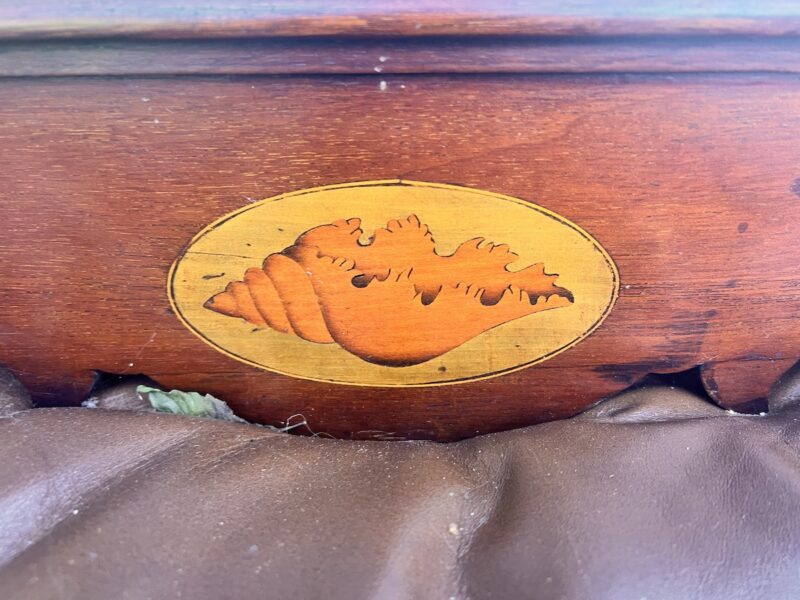 Georgian Mirror with Gilded Ho Ho Bird Finial - Image 3