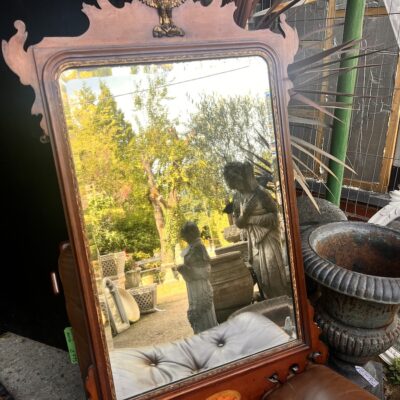 Georgian Mirror with Gilded Ho Ho Bird Finial