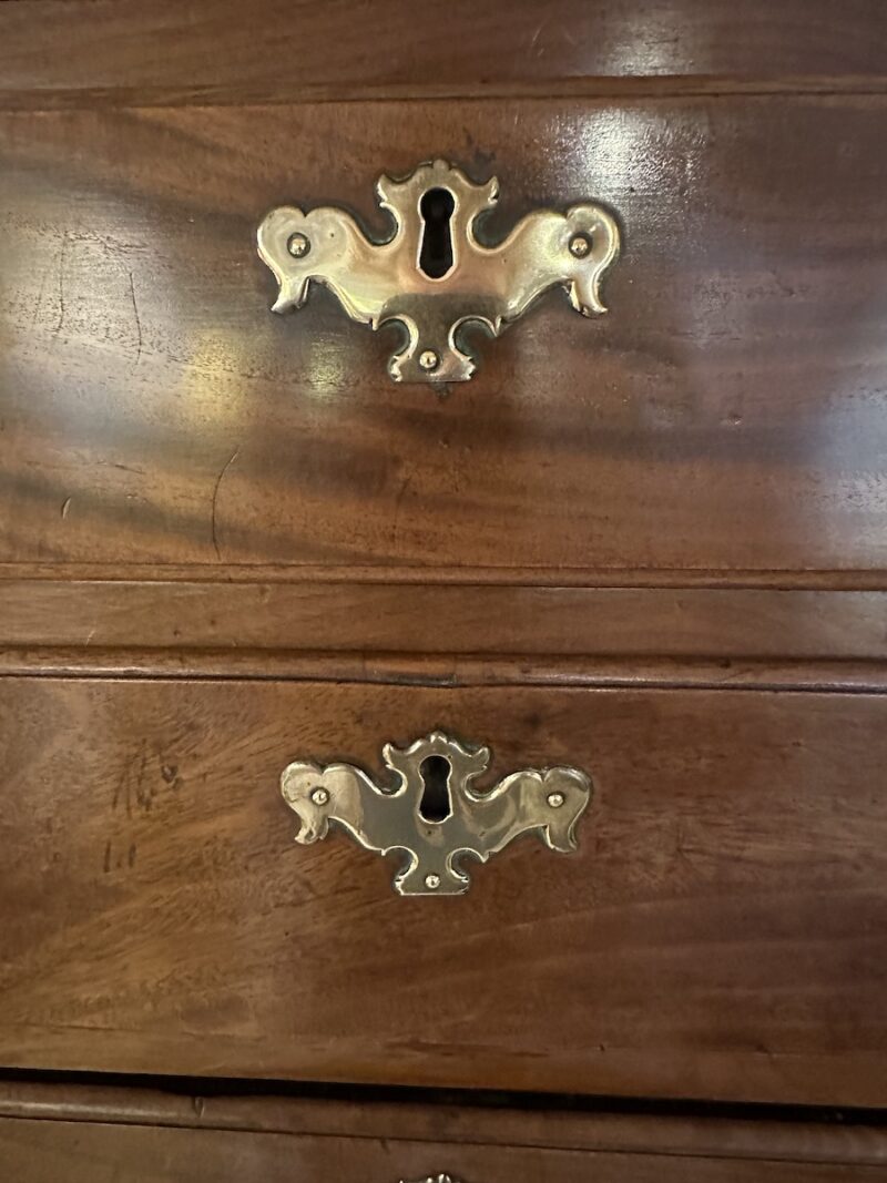 George II Mahogany Tall Chest of Drawers - Image 2