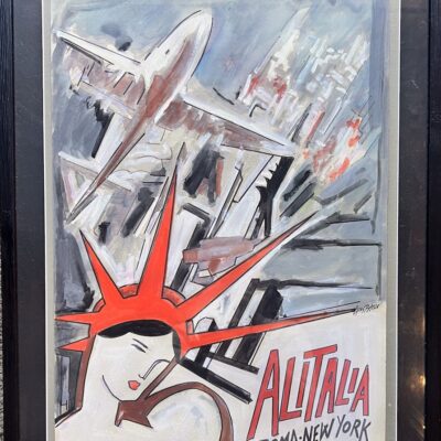 GUISEPPE BACCI Original Mixed Media Painting