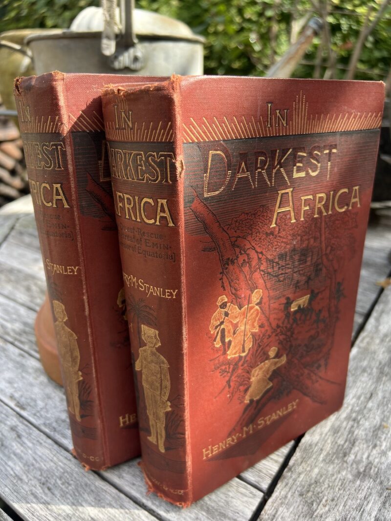 In Darkest Africa by Henry M Stanley - 2 Volumes (1st Editions) 1890