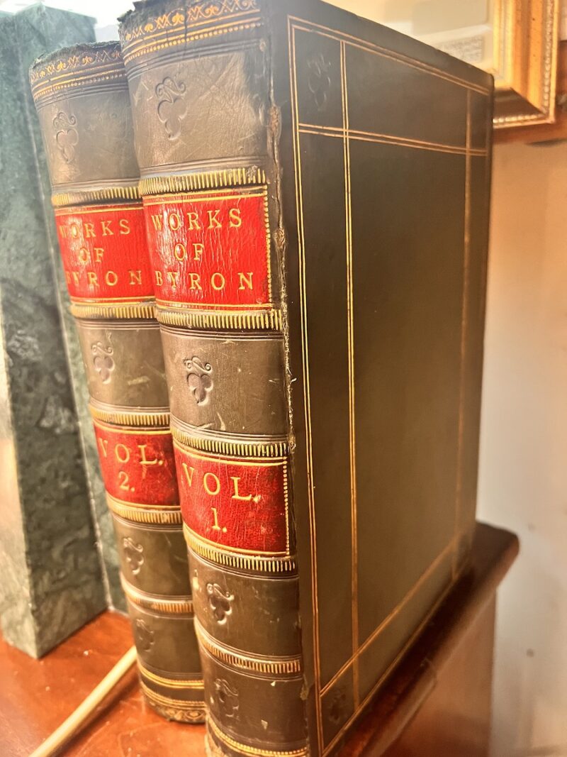 Byron Work Collection Works of Byron Volumes 1 & 2 - The Antiques Warehouse The Antiques ...