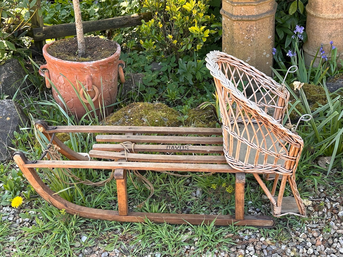 Antique Wooden Sledge