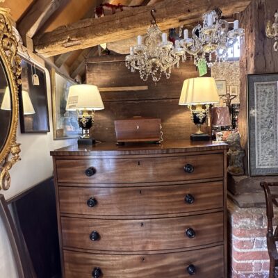 Mahogany Bow Fronted Chest of Drawers