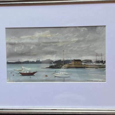 DOROTHY DEAN Original Framed Watercolour ‘On The Hamble’