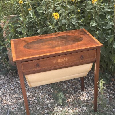 Edwardian Mahogany Sewing / Side Table