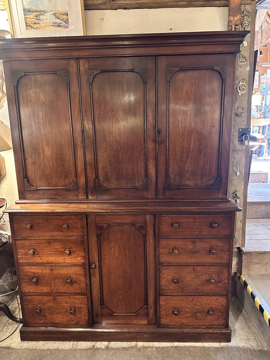 Victorian Mahogany Housekeeper’s Cabinet
